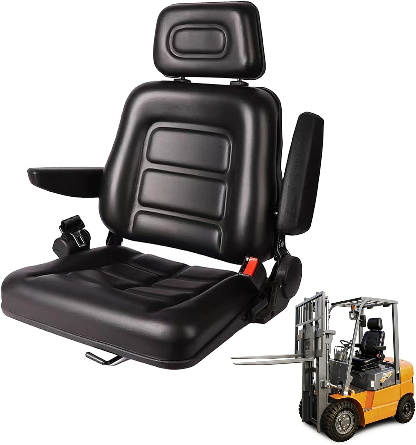 Sedile universale Hocomay per carrelli elevatori e trattori