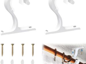 Supporti a soffitto per tende in alluminio 2 pezzi