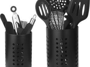 Set 2 Portautensili Cucina Organizzazione Salvaspazio