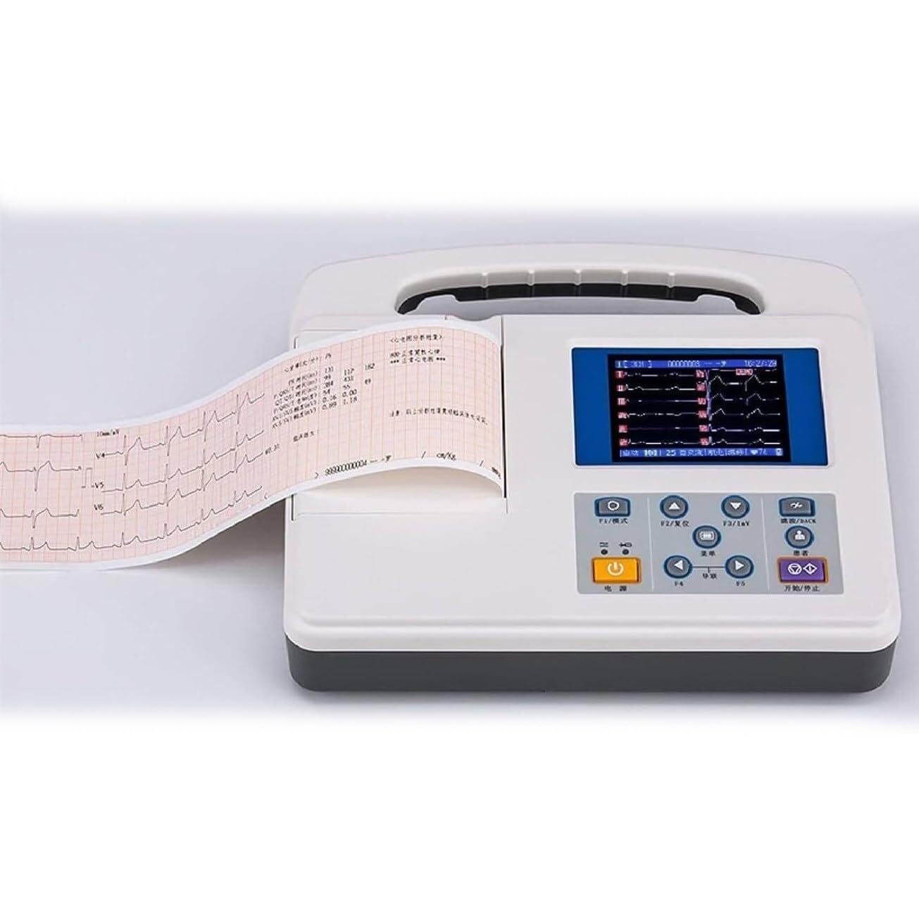 Apparecchio ECG portatile 12 derivazioni | Monitor cardiaco LCD