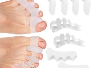Separatori dita piedi in silicone Asfacuputure (4 pz)
