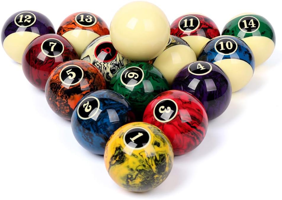 Set 16 palline biliardo professionali BEKZILY