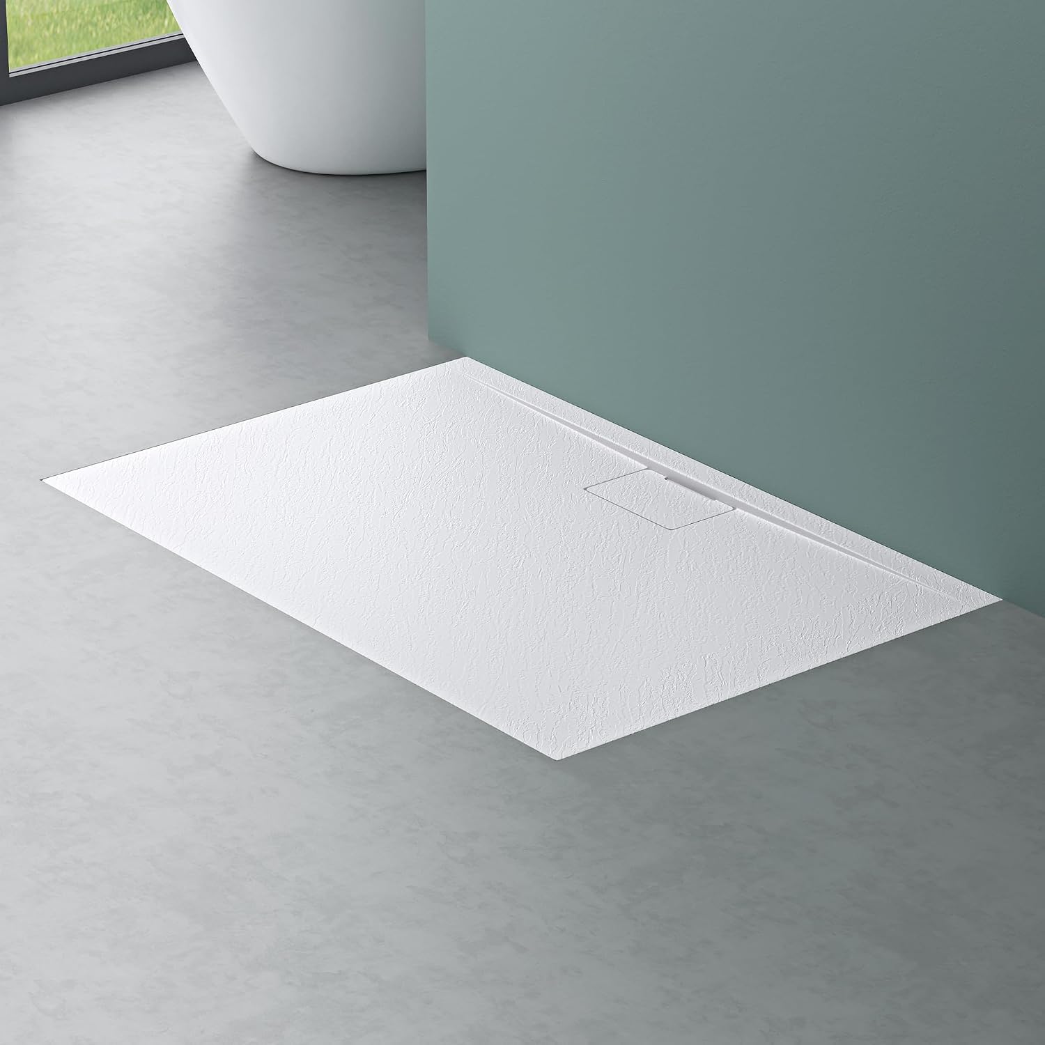 Mai & Mai Piatto Doccia 70x100 cm in Resina Effetto Pietra