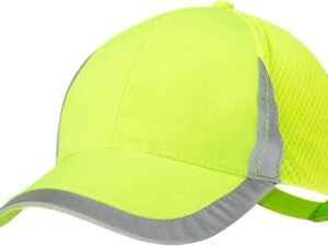 Cappellino sportivo BLUECHOLON giallo fluo, alta visibilità