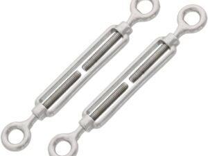 Tiranti regolabili acciaio inox M4 per fili, 2 pezzi