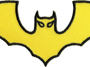 Toppa Batman ricamata - Applicabile a caldo o a cucire