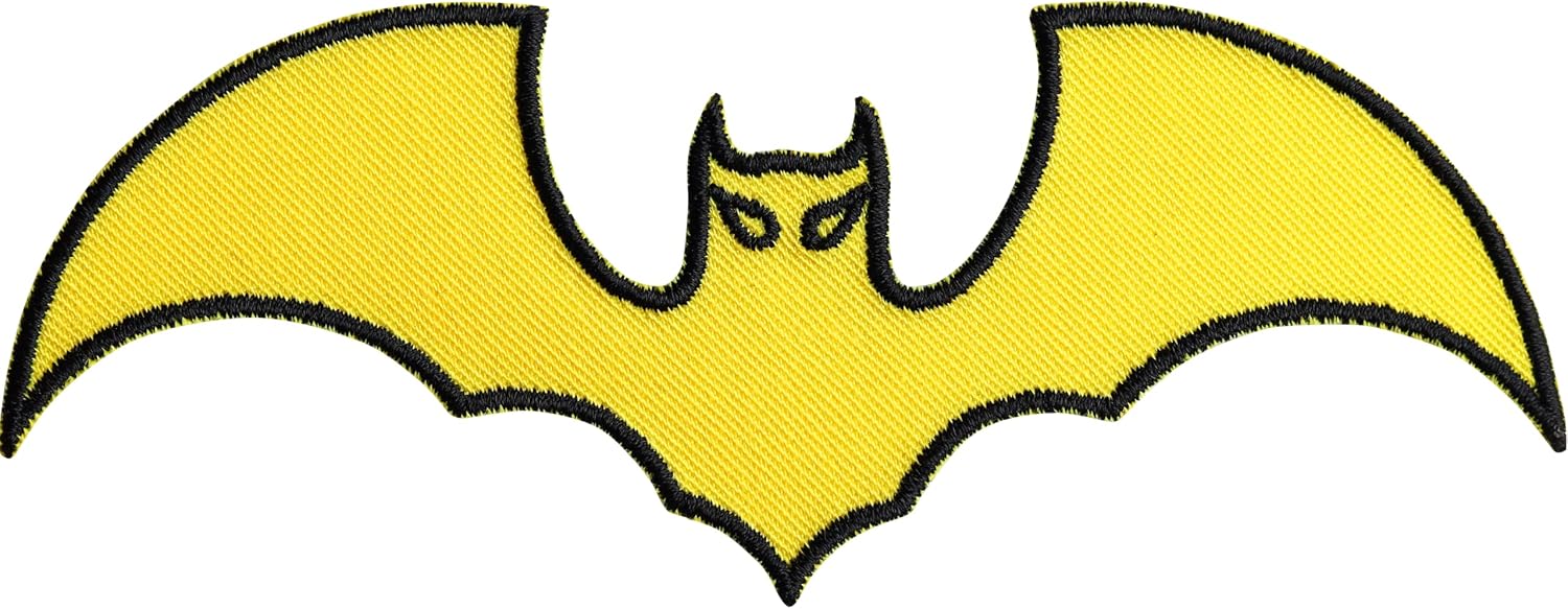 Toppa Batman ricamata - Applicabile a caldo o a cucire