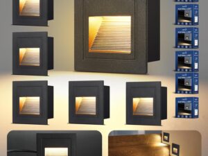 6 Segnapasso LED Esterno IP65 300lm Letlit