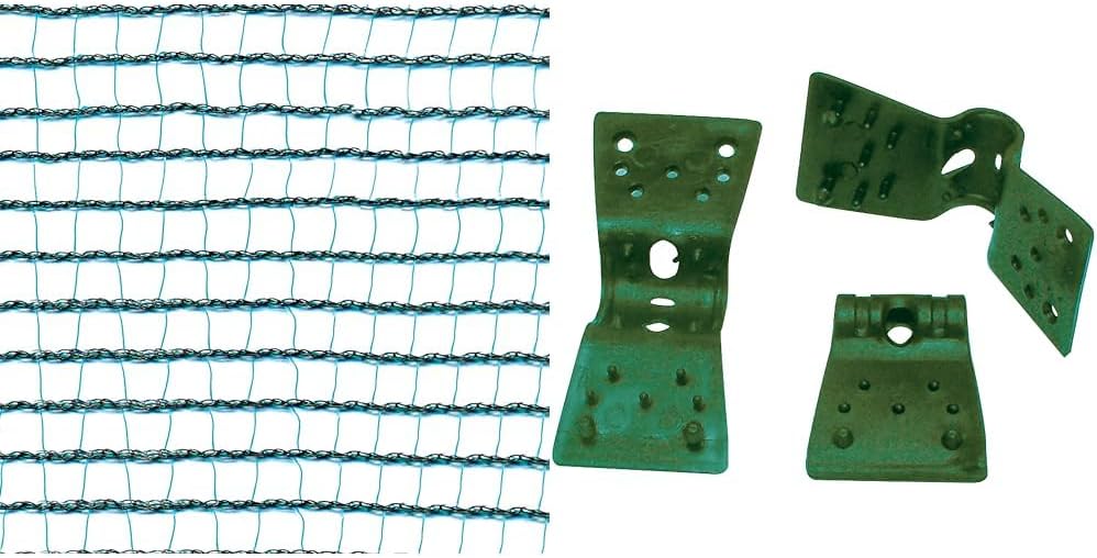 Tenax Rete Antigrandine Defender 6x10 m + Clips Verde