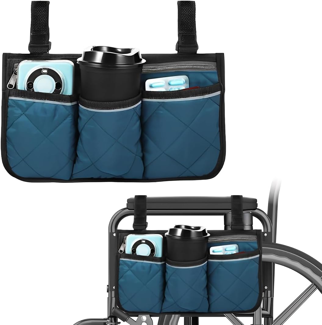 Borsa Laterale per Sedia a Rotelle - Blu - LAKPYN