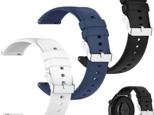 3 Cinturini Silicone 22mm per Smartwatch