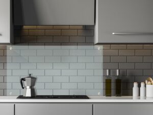 Paraschizzi Cucina Vetro 50x100 cm - Angolo Cottura