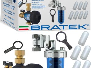 Bratek Kit Salva Caldaia: Protezione Anticalcare e Defangatore Magnetico