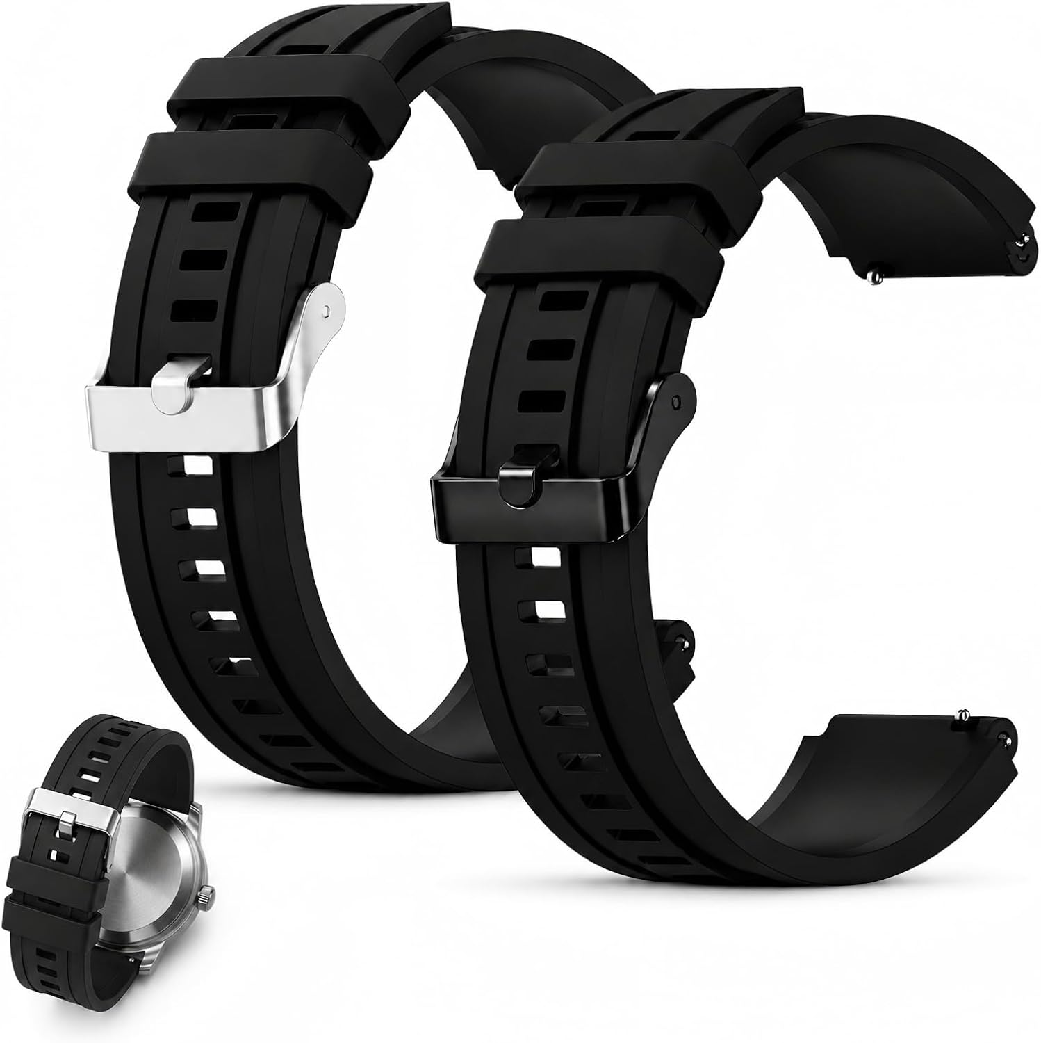Cinturini 22mm in Silicone Terraxis – 2 Pezzi