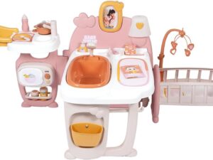 Smoby Baby Nurse - Casetta gioco neonati 3 aree pieghevole