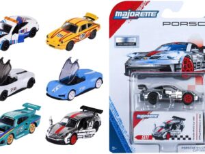Majorette Porsche Deluxe Cars 6 Assortiti – Modellini Premium