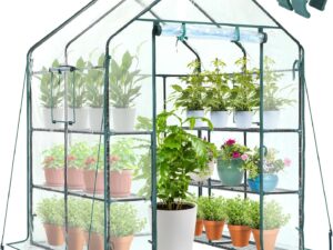 Ohuhu Serra Giardino 3 Livelli con Copertura in PVC