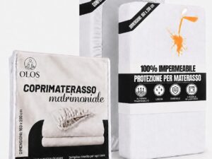 Coprimaterasso matrimoniale impermeabile 160x200 cm