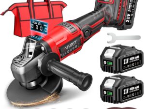 Smerigliatrice angolare senza fili Avhrit 125mm con 2 batterie