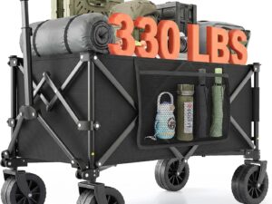 Morpilot Carrello Pieghevole 220L 150kg - Nero