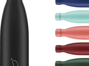 Borraccia Chilly's Original - 500 ml, nero, termica