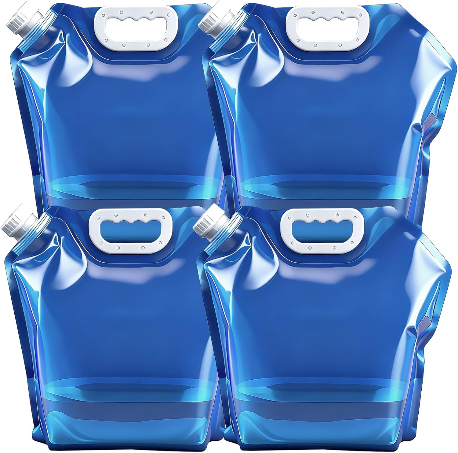 Taniche Acqua Pieghevoli 4x10L Blu Dalephoric - Senza BPA