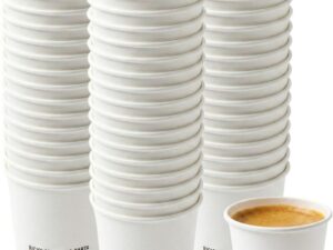 Easy8 Bicchierini Caffè 75 ml, 100 pz Usa e Getta