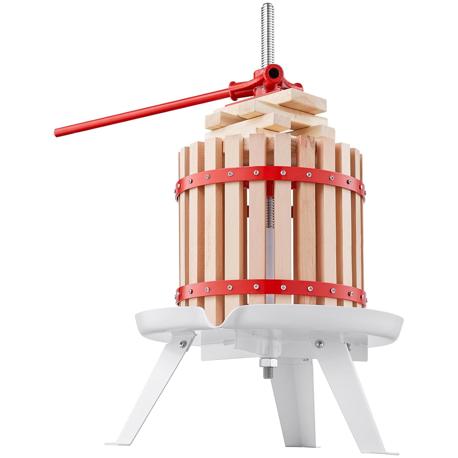 Torchio Manuale VEVOR 6L per Succo di Frutta e Vino
