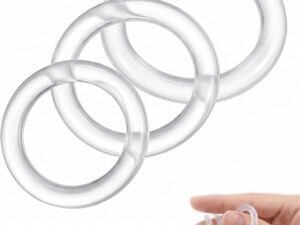 Anelli Pene Uomo Set 3 - Silicone Trasparente UEAVOID