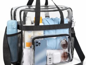 Borsa Trasparente Dexpally per Eventi Sportivi 31x30x15 cm