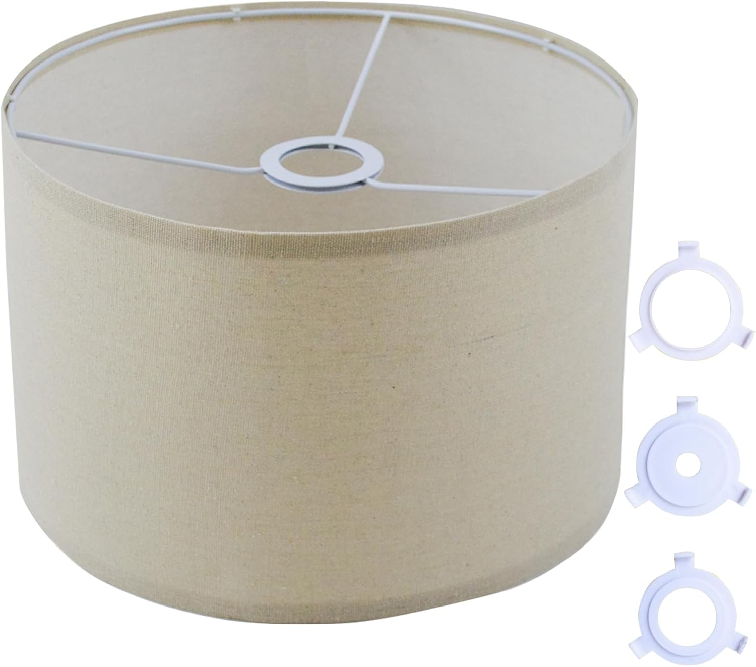 Paralume in lino naturale per lampade moderne