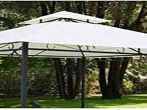 Telo copertura gazebo 3x3m beige con airvent