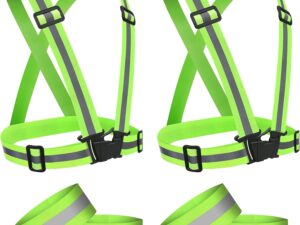 Gilet Riflettente URAQT con Bretelle Catarifrangenti
