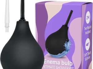 Clistere 225 ml Skurk: Silicone medico con 2 ugelli