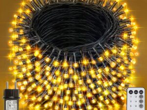 Realky Luci Albero Natale 59.8m 500 LED Bianco Caldo
