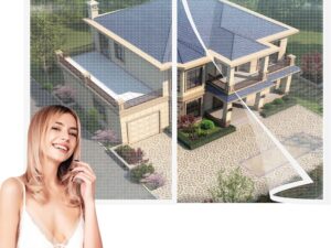 Zanzariera magnetica 235x215 cm per finestre balcone