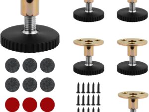 Set 6 piedini regolabili 27-40 mm per mobili