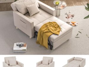 YODOLLA Futon 3 in 1: Letto, Divano e Sedia Sdraio