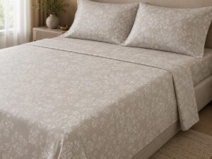 Set letto matrimoniale Caleffi cotone 100% - Design floreale
