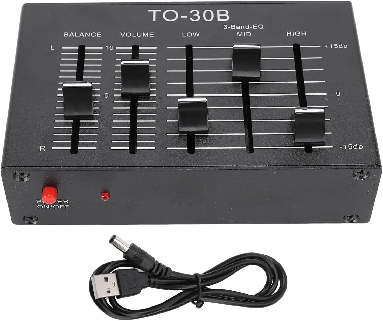 Equalizzatore audio 3 bande Jeffergarden per una qualità sonora superiore
