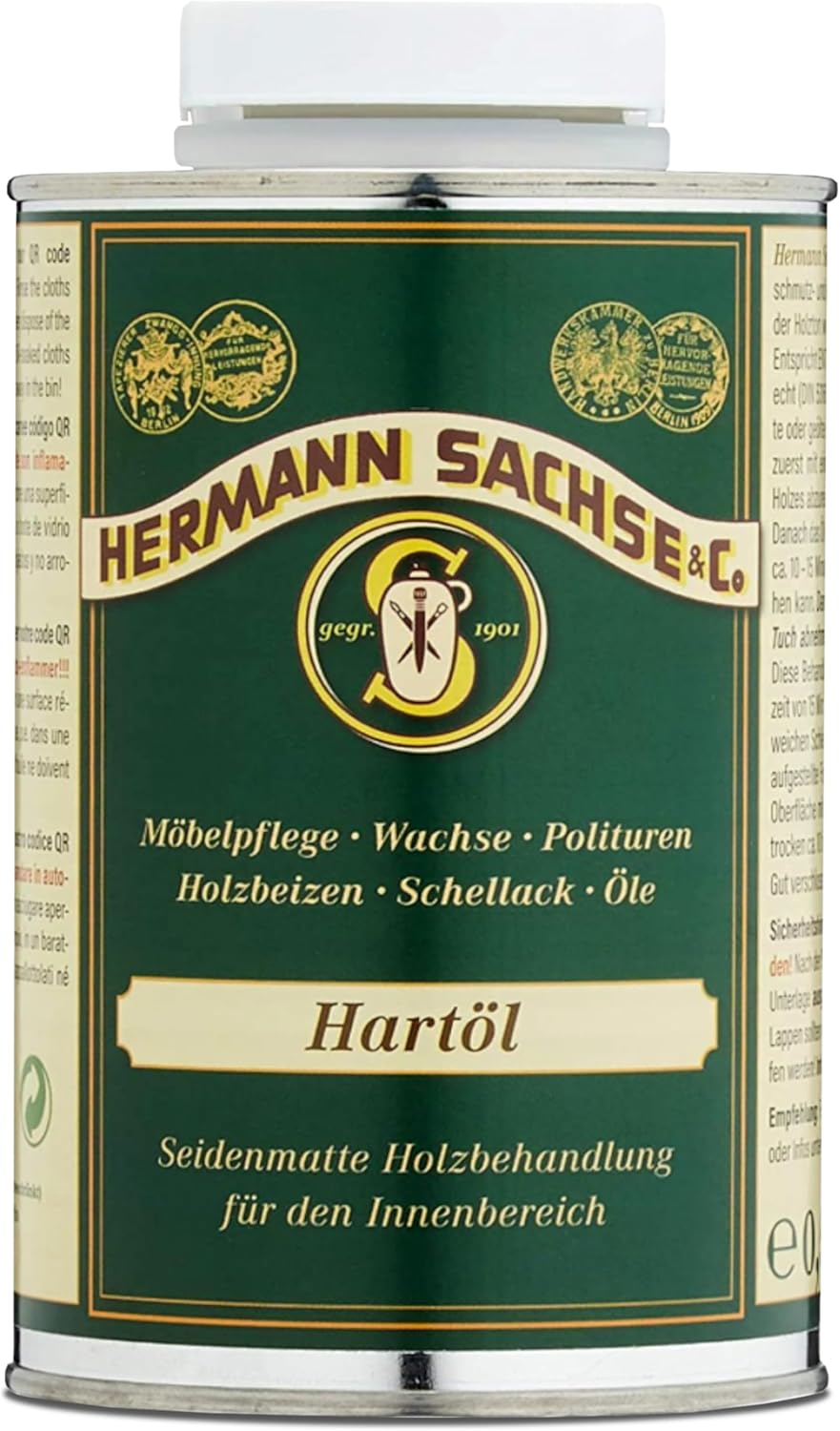 Olio Hermann Sachse 1L per legno incolore - Protezione naturale