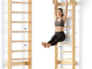 COSYLAND Spalliera Svedese in Legno per Allenamento e Stretching