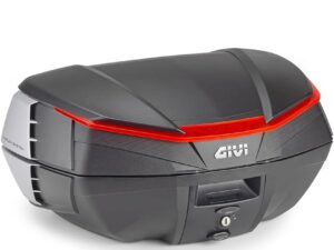 GIVI V49 AIR Baule Moto Nero/Rosso - Aerodinamico e Sicuro