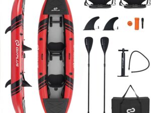 GOPLUS Kayak Gonfiabile 2 Posti con Accessori