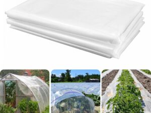 Telo serra trasparente 2x10 m, riutilizzabile per serre e coltivazioni