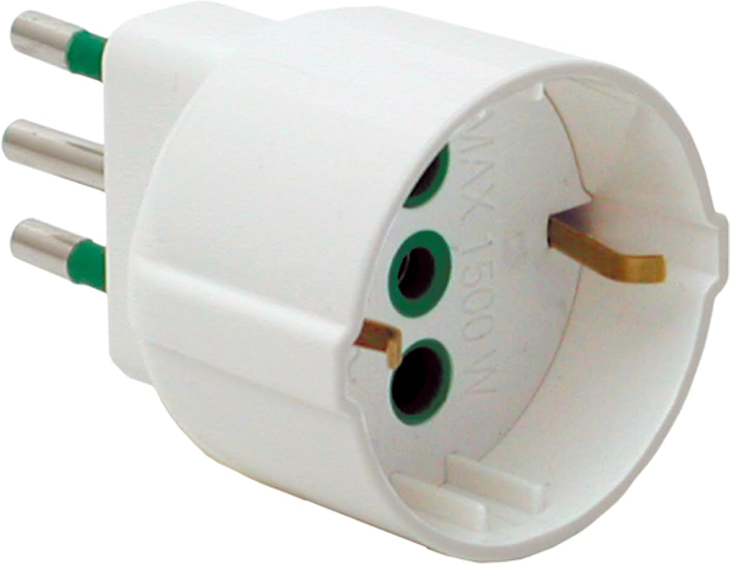 FANTON Adattatore Schuko 2P+T 16A Bianco
