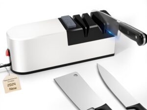 Affilacoltelli elettrico Kiseely 5 in 1 per lame diritte