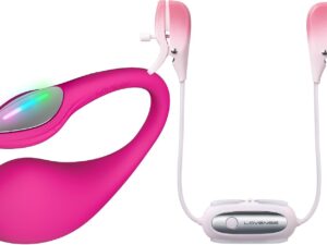LOVENSE Lush 4 + Gemini: Vibratore e Morsetti in Bundle