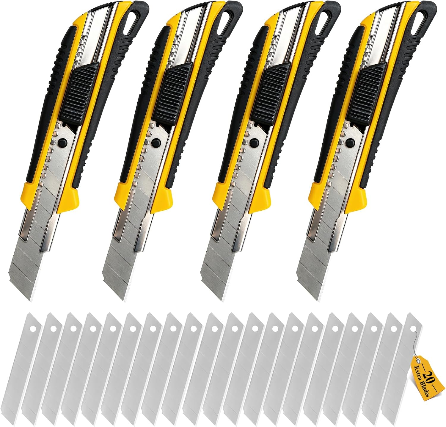 Set taglierino professionale CCLIFE 4 + 20 lame 18 mm