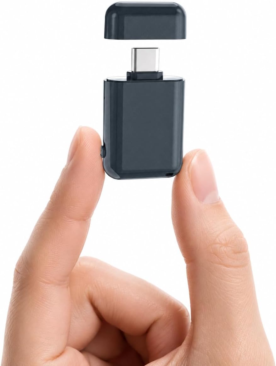 Registratore vocale mini 64GB con registrazione one-touch